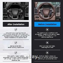 LOSCHEN Carbon Fiber LED Steering Wheel For Ford F150 2015-2020