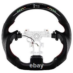 LOSCHEN Carbon Fiber LED Steering Wheel For Infiniti G37 2009-2013