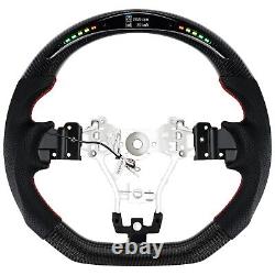 LOSCHEN Carbon Fiber LED Steering Wheel For SUBARU STI WRX S209 2015-2020