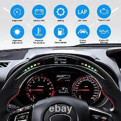 LOSCHEN Carbon Fiber LED Steering Wheel For SUBARU STI WRX S209 2015-2020