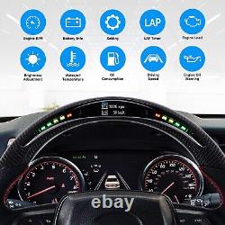 LOSCHEN Carbon Fiber LED Steering Wheel For Toyota Camry 2018-2022