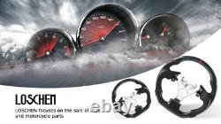LOSCHEN Hydro-Dip Carbon Fiber Steering Wheel For INFINITI G35 2003-2007