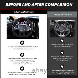 LOSCHEN Nappa Leather Steering Wheel For Dodge Challenger SRT Durango 2015-2023