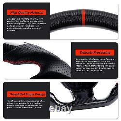 LOSCHEN Real Carbon Fiber Steering Wheel For Audi S3 S4 S5 RS3 RS4 RS5 RS6 2012+