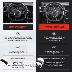 LOSCHEN Real Carbon Fiber Steering Wheel For Audi S3 S4 S5 RS3 RS4 RS5 RS6 2012+