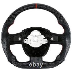LOSCHEN Real Carbon Fiber Steering Wheel For Audi S5/S4/A5/A4 B7 2008-2010