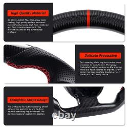LOSCHEN Real Carbon Fiber Steering Wheel For Audi S5/S4/A5/A4 B7 2008-2010