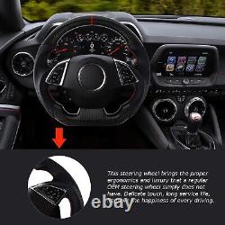 LOSCHEN Real Carbon Fiber Steering Wheel For Chevrolet Camaro 2016-2020