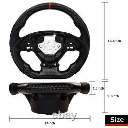 LOSCHEN Real Carbon Fiber Steering Wheel For Chevrolet Corvette C7 2014-2019