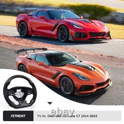 LOSCHEN Real Carbon Fiber Steering Wheel For Chevrolet Corvette C7 2014-2019