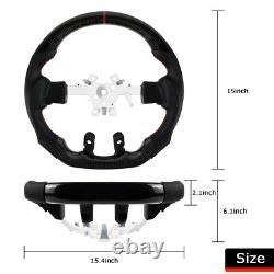 LOSCHEN Real Carbon Fiber Steering Wheel For Dodge RAM 1500 2012-2017