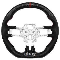 LOSCHEN Real Carbon Fiber Steering Wheel For Ford Mustang EcoBoost GT 2015-2017