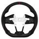 Loschen Real Carbon Fiber Steering Wheel For Honda Civic 2016-2021 Black Leather