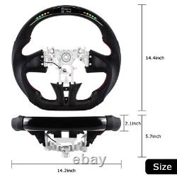 LOSCHEN Real Carbon Fiber Steering Wheel For Infiniti Q50 2014-2017 Brand New