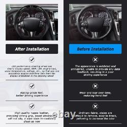 LOSCHEN Real Carbon Fiber Steering Wheel For Infiniti Q50 2014-2017 Brand New