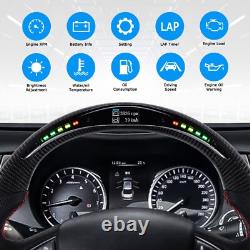 LOSCHEN Real Carbon Fiber Steering Wheel For Infiniti Q50 2014-2017 Brand New