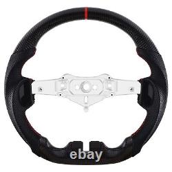 LOSCHEN Real Carbon Fiber Steering Wheel For Jeep Wrangler JK/JKU RUBICON 11-17