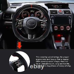 LOSCHEN Real Carbon Fiber Steering Wheel For SUBARU STI WRX S209 2015-2020