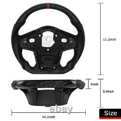 LOSCHEN Real Carbon Fiber Steering Wheel For Toyota GR Supra A90 MKV 2019 2024