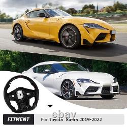 LOSCHEN Real Carbon Fiber Steering Wheel For Toyota GR Supra A90 MKV 2019 2024