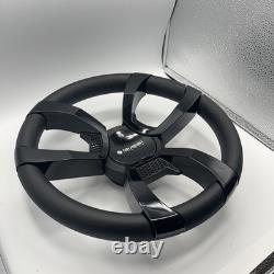 La Corte Boat Steering Wheel Black Gloss Inserts Gussi Italia Logo