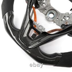 Leather Carbon Fiber Sport Steering Wheel for toyota camry corolla rav4 202224