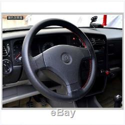 Leather DIY Car Steering Wheel Cover With Needles and Thread Well Made