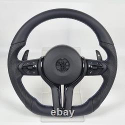 Leather M Sport Car Steering Wheel For BMW F20 F22 F30 F36 F48 F25 F15 F82 M3 M2