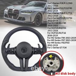 Leather M Sport Car Steering Wheel For BMW F20 F22 F30 F36 F48 F25 F15 F82 M3 M2
