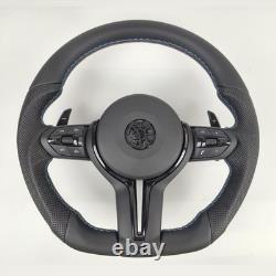 Leather M Sport Car Steering Wheel For BMW F20 F22 F30 F36 F48 F25 F15 F82 M3 M2