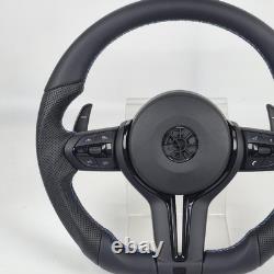 Leather M Sport Car Steering Wheel For BMW F20 F22 F30 F36 F48 F25 F15 F82 M3 M2