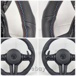 Leather M Sport Car Steering Wheel For BMW F20 F22 F30 F36 F48 F25 F15 F82 M3 M2