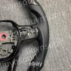 Leather Steering Wheel Real Carbon Fiber for Honda Civic Accord 11th Gen 2022-24