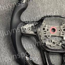 Leather Steering Wheel Real Carbon Fiber for Honda Civic Accord 11th Gen 2022-24