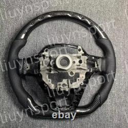 Leather Steering Wheel Real Carbon Fiber for Honda Civic Accord 11th Gen 2022-24