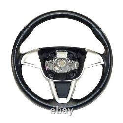 Leather Steering Wheel Seat Ibiza 6J Mii Leather Perforated Black 6J0419091M