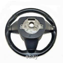 Leather Steering Wheel Seat Ibiza 6J Mii Leather Perforated Black 6J0419091M