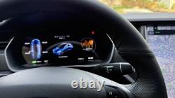 Leather Tesla Model S X 2012- 2021 Black Nappa Peforated Steering Wheel