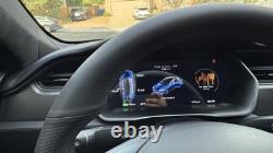 Leather Tesla Model S X 2012- 2021 Black Nappa Peforated Steering Wheel