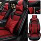 Linen Leather Luxury Car Seat Cover 5-sits Front Rear Full Set Protector Cushion