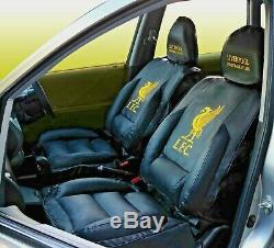 Liverpool FC Premium Car Seat Covers (pair) + Steering Wheel Cover, Ltd Edition