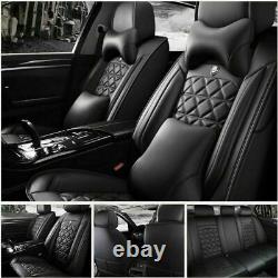 Luxury 11pcs Car Seat Cover Set Protector Front Rear Universal 5-Seats