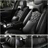 Luxury 11pcs Car Seat Cover Set Protector Front Rear Universal 5-seats