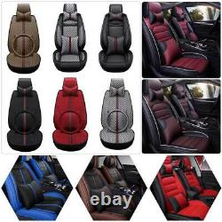 Luxury 11pcs Car Seat Cover Set Protector Front Rear Universal 5-Seats