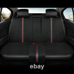 Luxury 11pcs Car Seat Cover Set Protector Front Rear Universal 5-Seats