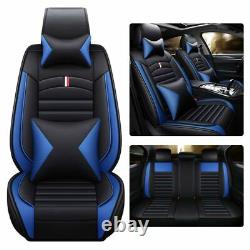 Luxury 11pcs Car Seat Cover Set Protector Front Rear Universal 5-Seats