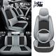 Luxury 5-sit Car Seat Covers Universal Cushion Interior Withsteering Wheel Cover