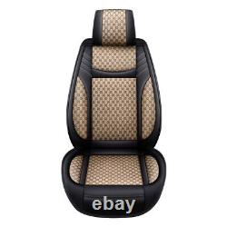 Luxury PU Leather Car Seats Cover Universal 5-Sits Cushions Decor For SUV Truck