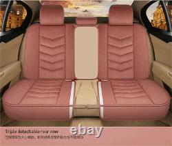 Luxury Plush Fur 5 Seats Car Seat Cover+Steering Wheel Cover Full Set For Winter