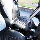 Luxury Seat Cover Shift Knob Belt Steering Wheel Black White Pvc Leather 33031c
